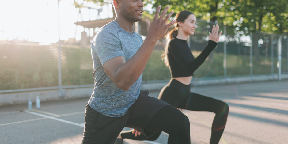 cryo-sport-1 Deux sportifs en cours d'entrainement. Bienfaits de la cryothérapie pour les sportifs.